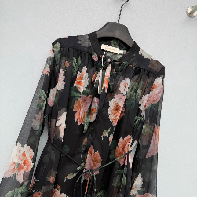 ZIMMERMANN 26S CHIFFON MAXI DRESS STYLE 28