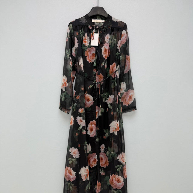 ZIMMERMANN 26S CHIFFON MAXI DRESS STYLE 28