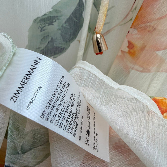 ZIMMERMANN 26S CHIFFON MAXI DRESS STYLE 27