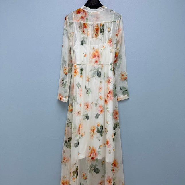 ZIMMERMANN 26S CHIFFON MAXI DRESS STYLE 27