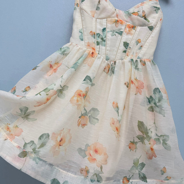 ZIMMERMANN 26S FLORAL SPAGHETTI STRAP DRESS STYLE 23