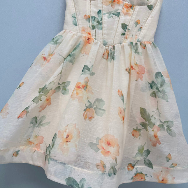 ZIMMERMANN 26S FLORAL SPAGHETTI STRAP DRESS STYLE 23