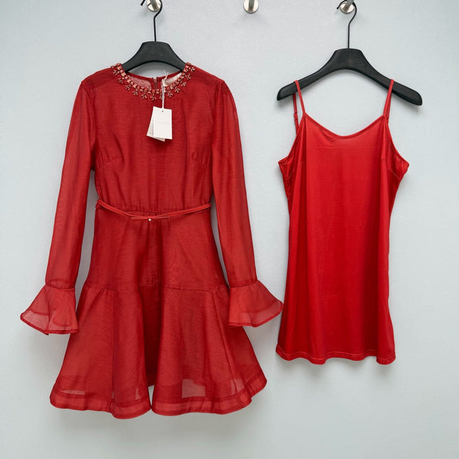 ZIMMERMANN 26S BEADED NECK DRESS STYLE 22