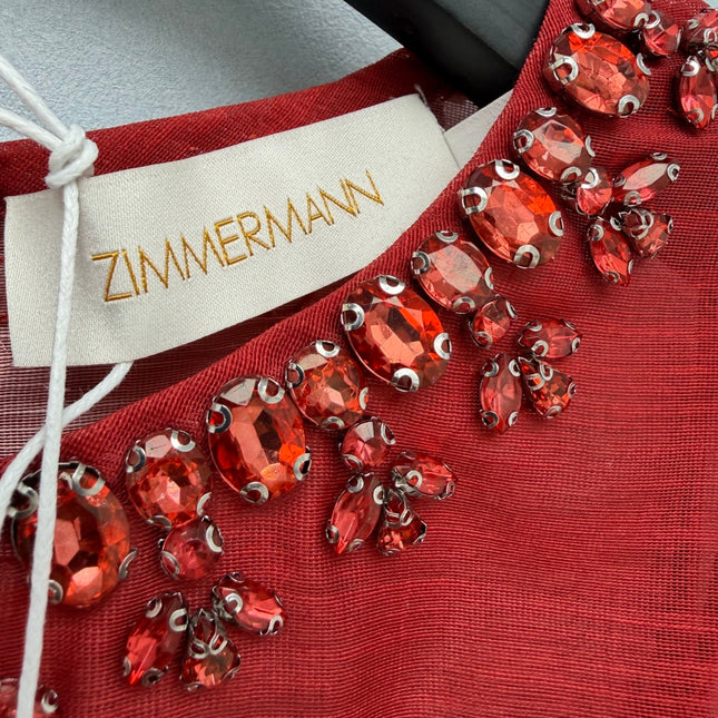 ZIMMERMANN 26S BEADED NECK DRESS STYLE 22