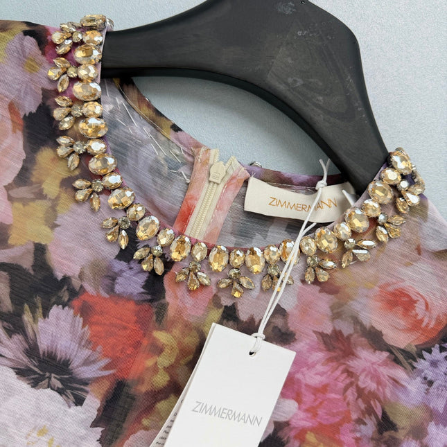 ZIMMERMANN 26S BEADED NECK DRESS STYLE 21