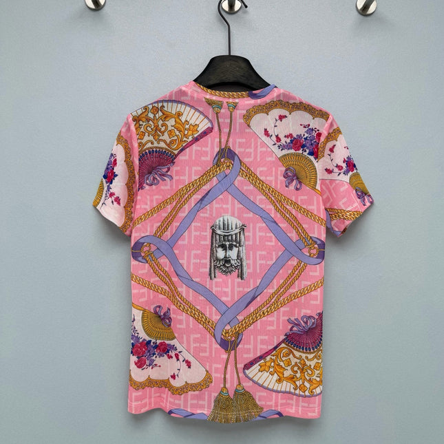 FENDI 26S SHORT SLEEVE MESH T-SHIRT 226