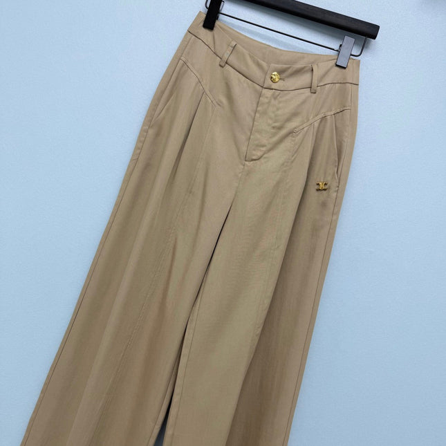 CELINE 26S HIGH-WAIST WIDE-LEG PANTS 401