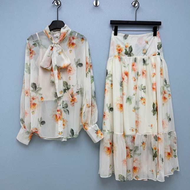 ZIMMERMANN 26S TOP AND SKIRT SET 315418