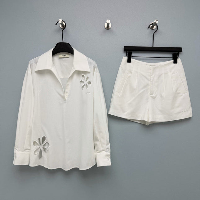 FENDI 26S SHIRT AND SHORTS SET 395