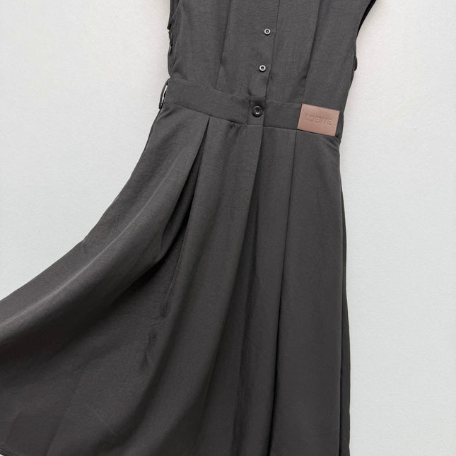 LOEWE 26S SLEEVELESS SHIRT DRESS 346