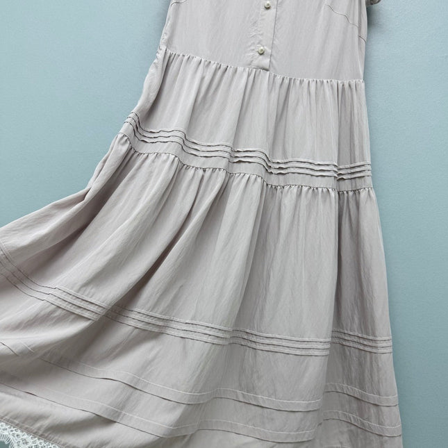CHANEL 26S PLEATED SLEEVELESS DRESS STYLE 1128