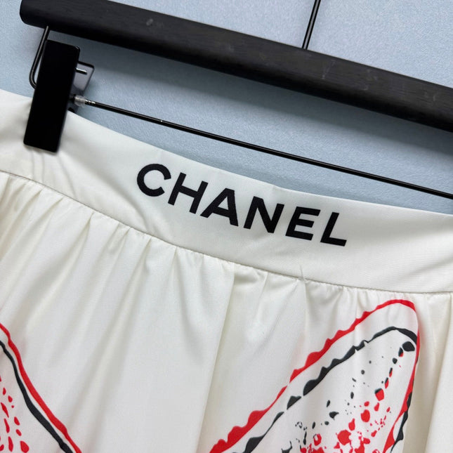 CHANEL 26S PATTERNED MIDI SKIRT STYLE 1122