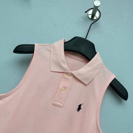 RALPH LAUREN 26S SLEEVELESS POLO TOP 476