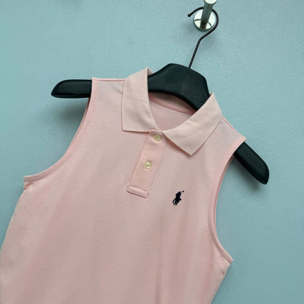 RALPH LAUREN 26S SLEEVELESS POLO TOP 476