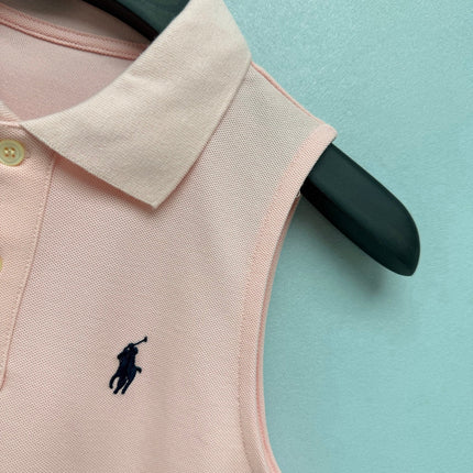 RALPH LAUREN 26S SLEEVELESS POLO TOP 476