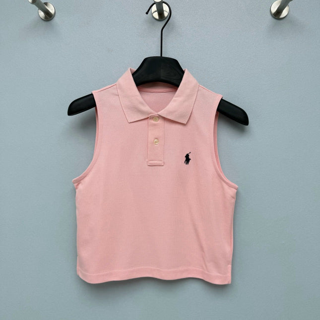 RALPH LAUREN 26S SLEEVELESS POLO TOP 476