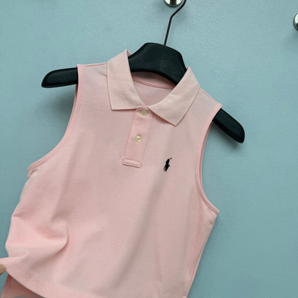 RALPH LAUREN 26S SLEEVELESS POLO TOP 476