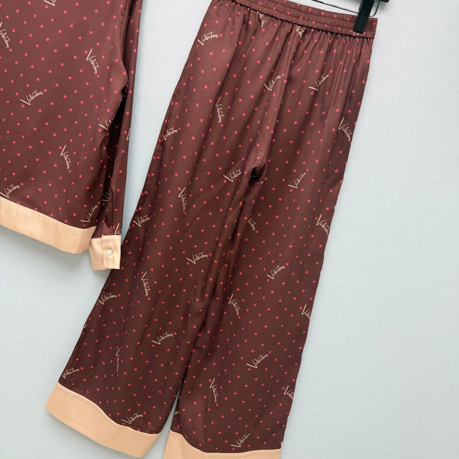VALENTINO 26S SHIRT & WIDE-LEG PANTS SET 374