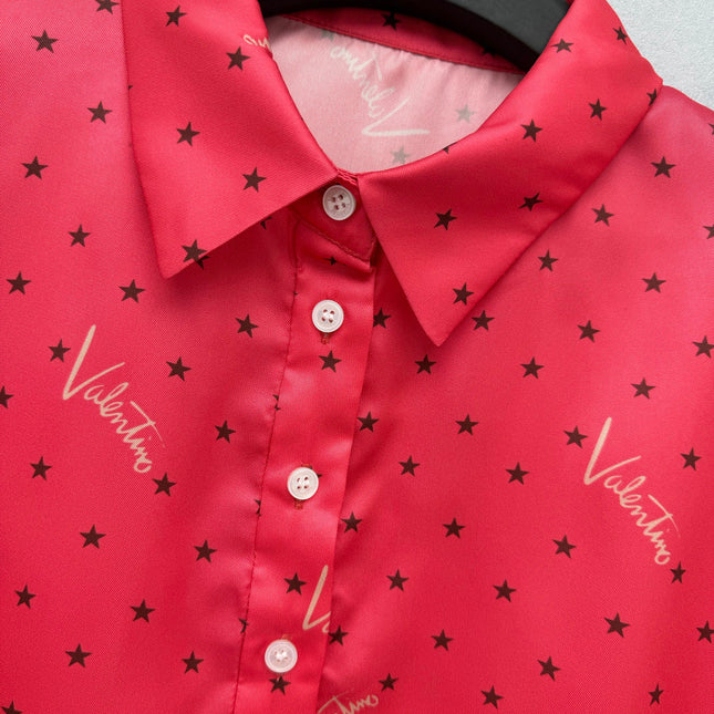 VALENTINO 26S SHORT-SLEEVE POLO DRESS 371