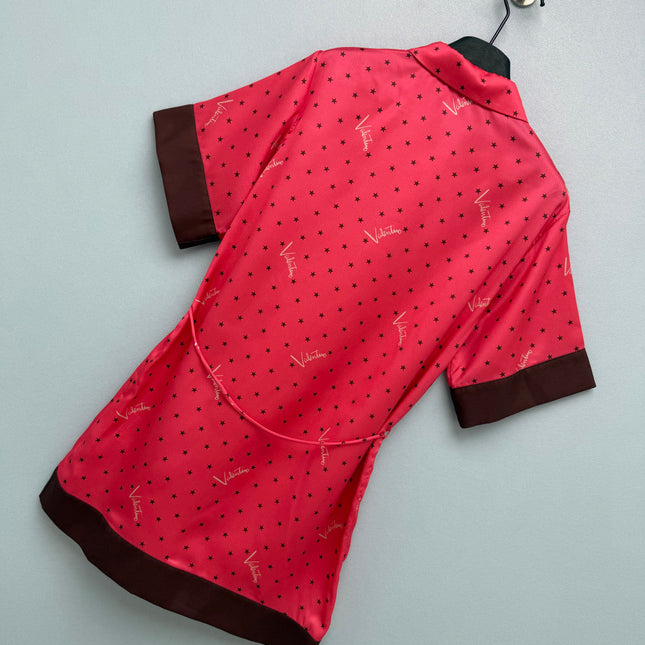 VALENTINO 26S SHORT-SLEEVE POLO DRESS 371