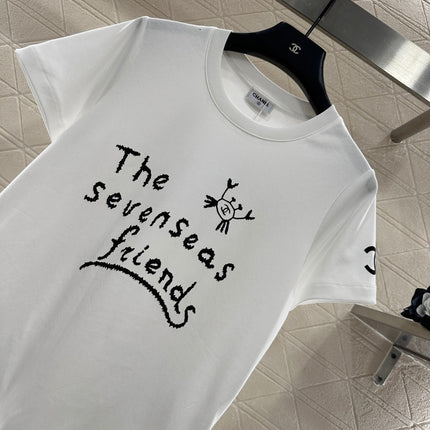 CHANEL 25S CREW NECK T-SHIRT 458