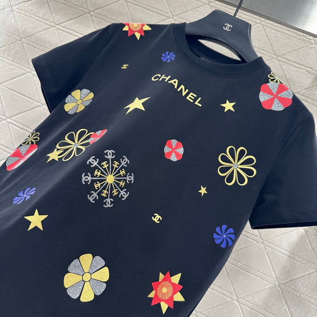 CHANEL 25S PRINTED T-SHIRT 649