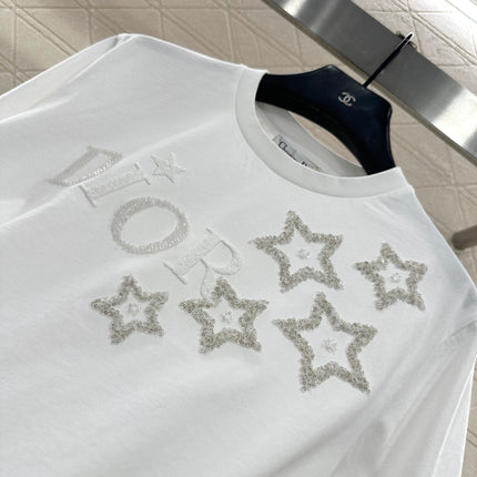 DIOR 25S ROUND-NECK SEQUIN T-SHIRT 731