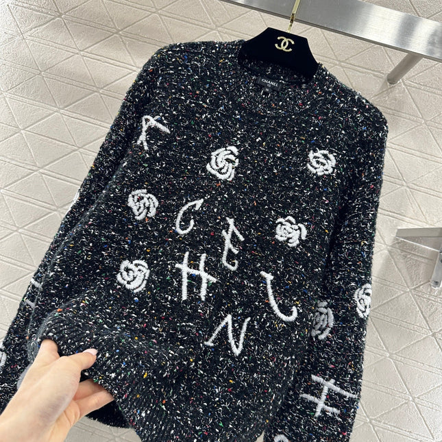 CHANEL 26S CASHMERE BLEND KNIT SWEATER 731