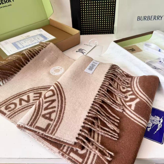 BURBERRY 26S SCARF 168CM IN CASHMERE 163841