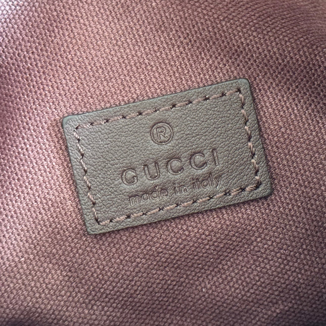 GUCCI 26S SHOULDER BAG 19 IN BLACK BROWN CALFSKIN