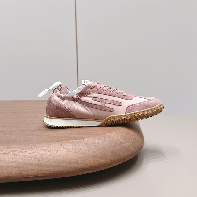 HM 26S BOUNCING SNEAKERS IN PINK NYLON AND SUEDE
