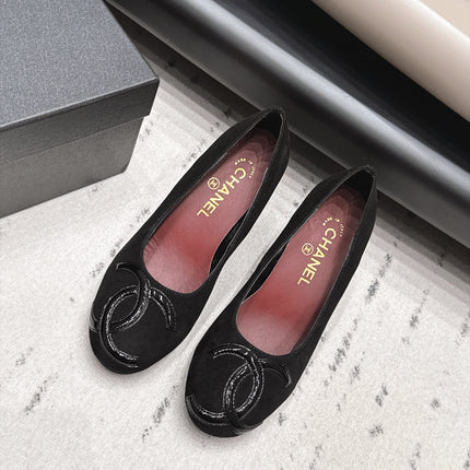 CHANEL 26S HIGH HEEL PUMPS 80 MM IN BLACK SUEDE