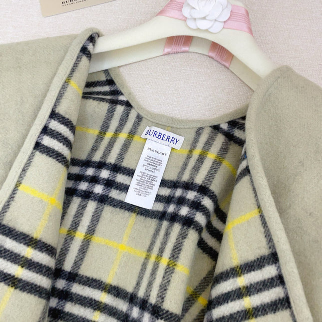 BURBERRY 25S DOUBLE-FACED CASHMERE COAT 206