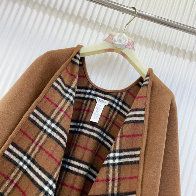 BURBERRY 25S DOUBLE-FACED CASHMERE COAT 209