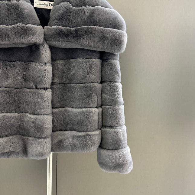 DIOR 25S RABBIT FUR JACKET 739