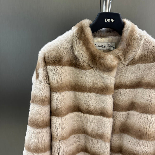 DIOR 25S RABBIT FUR JACKET 737