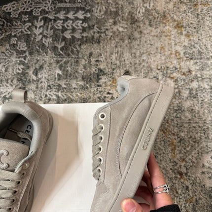 CELINE 26S SNEAKER IN GREY SUEDE