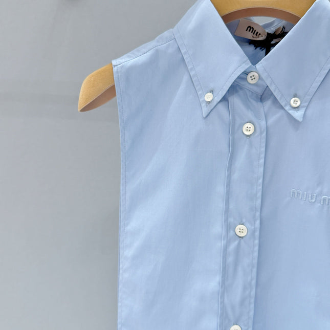 MIUMIU 26S SLEEVELESS SHIRT 905