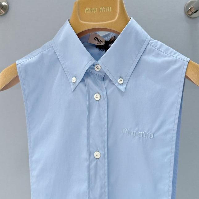 MIUMIU 26S SLEEVELESS SHIRT 905