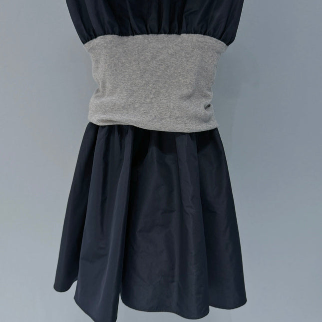 MIUMIU 26S SLEEVELESS HOODED DRESS 904