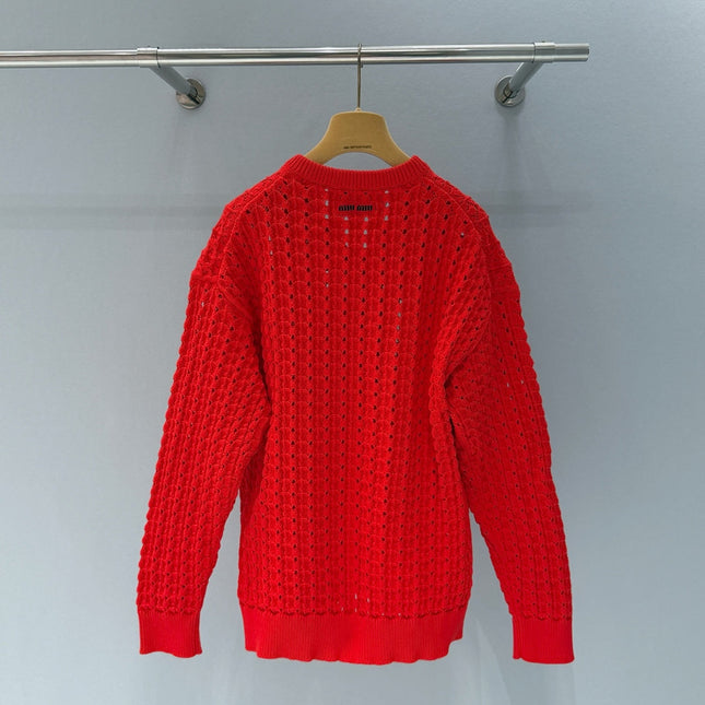 MIUMIU 26S V-NECK SWEATER 900