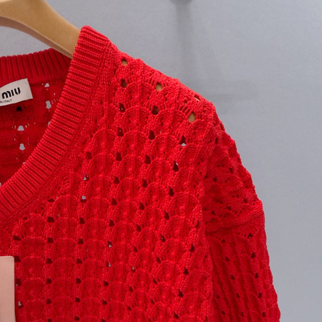 MIUMIU 26S V-NECK SWEATER 900