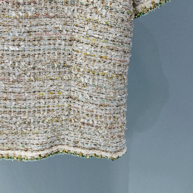 CHANEL 26S SHORT-SLEEVE TWEED JACKET 891