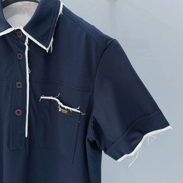 PRADA 26S SHORT SLEEVED POLO SHIRT 809