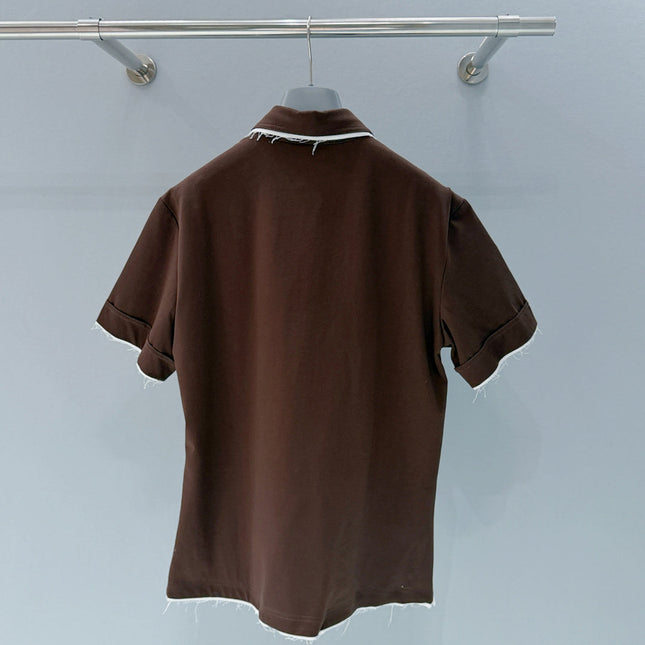 PRADA 26S SHORT SLEEVED POLO SHIRT 808