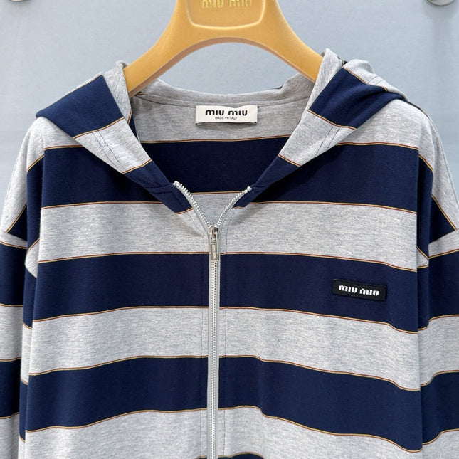 MIUMIU 26S ZIP UP HOODIE 898