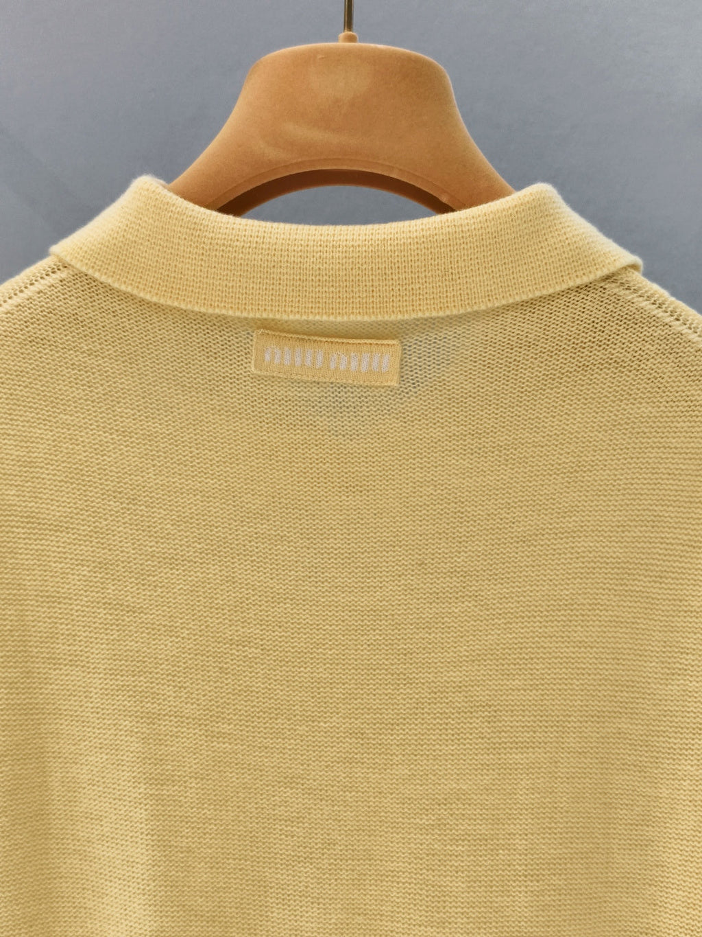 MIUMIU 26S KNITTED POLO SHIRT 882