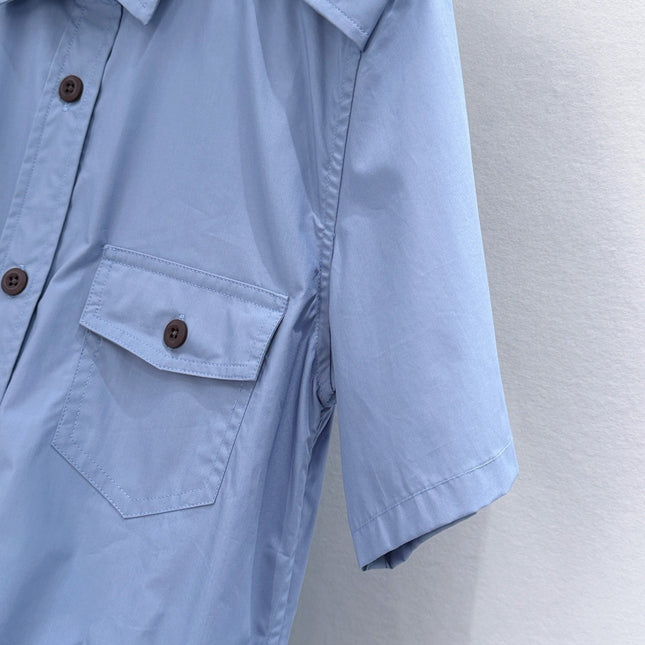PRADA 26S SHORT-SLEEVE SHIRT STYLE 898