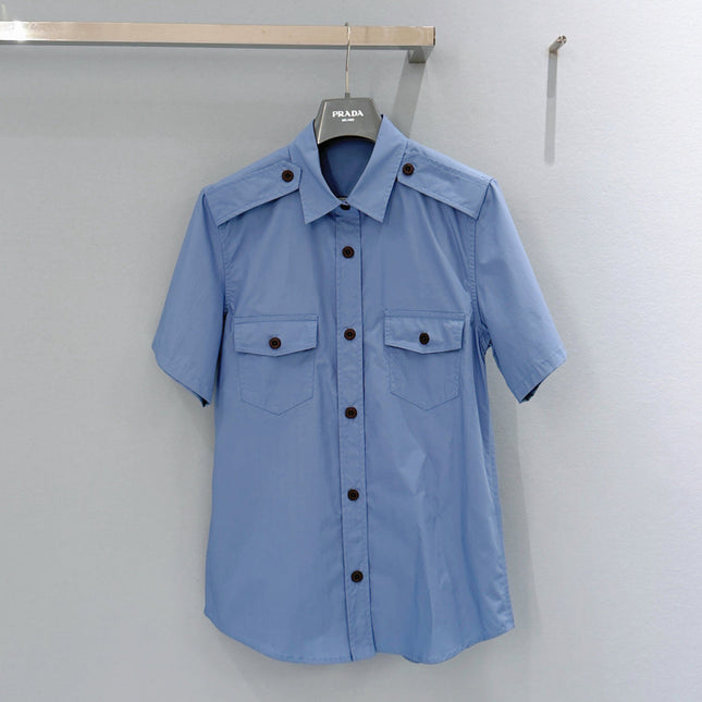 PRADA 26S SHORT-SLEEVE SHIRT STYLE 898