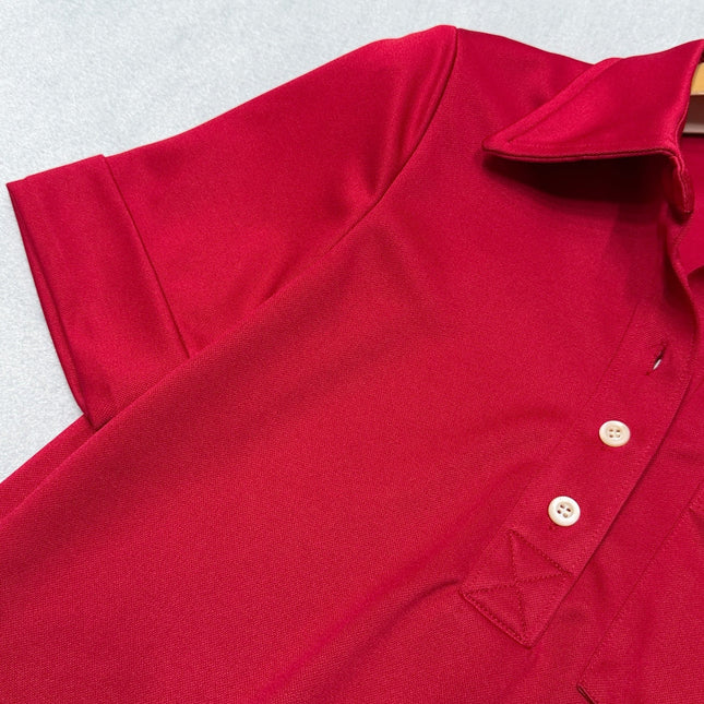 MIUMIU 26S SHORT-SLEEVE POLO T-SHIRT STYLE 1101